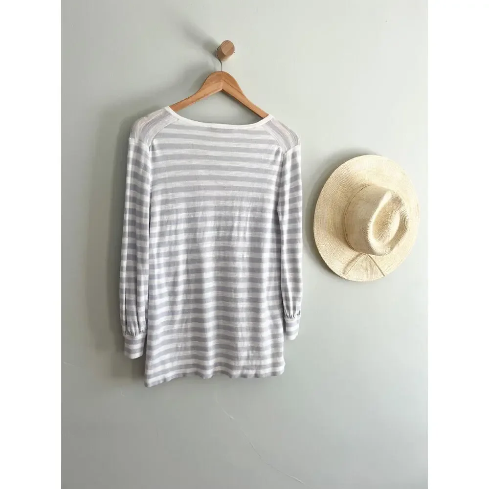 Loft | Blue and White Top | Sz S